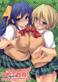 Free Hentai Doujinshi Gallery: (C78) [Otomekibun (Sansyoku Amido.)] Gakkou de Seishun! ~Doukyuusei mo Issho~ 4 [English] [Zaghurim]
