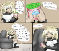 Free Hentai Western Gallery: [DullVivid] Ice Cream Breast Expansion