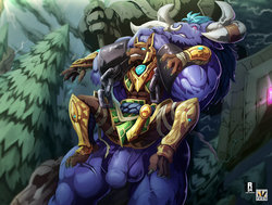 [Nexus] Alistar x Nasus Art Pack