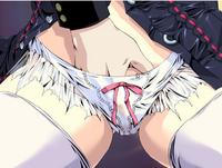 Free Hentai Image Set Gallery: Hands down knickers