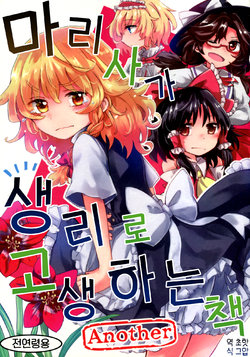 (C94) [AM:TIGER (Toran)] Marisa ga Seiri de Ganbaru Hon Another | 마리사가 생리로 고생하는 책 Another (Touhou Project) [Korean] [초핫]