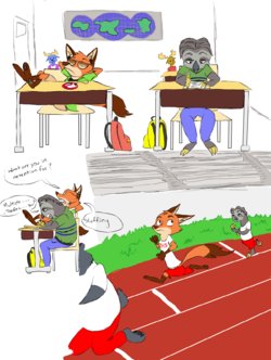 Free Hentai Misc Gallery: [Quirky Middle Child] track team (Zootopia)