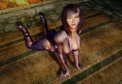 Free Hentai Misc Gallery: [Skyrim] Sanhoshin screenshots & gifs