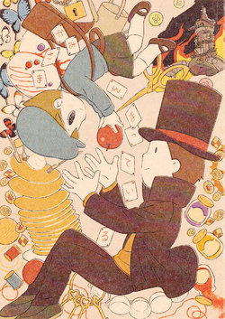 (C85) [Piyotto March (Rokuharu)] Kami-sama o Matte Iru (Professor Layton) [English] [Otokonoko Scans]