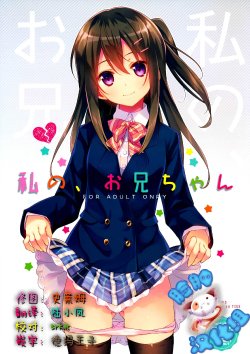 Free Hentai Doujinshi Gallery: (COMIC1☆9) [TIES (Takei Ooki)] Watashi no, Onii-chan [Chinese] [脸肿汉化组]