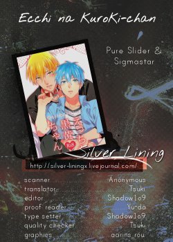 Free Hentai Doujinshi Gallery: [sigmastar, PureSlider (Kagetsu, Matsuo)] Ecchi na KuroKi-chan (Kuroko no Basket) [English]