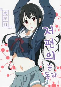 Free Hentai Doujinshi Gallery: [Kakucho Parts (YOSHIKI)] Kanata no Hitomi (Kyoukai no Kanata) (korean)