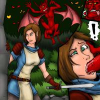 Free Hentai Western Gallery: ~FleaTrollus' Corruption of Champions comic (Colored+BW)