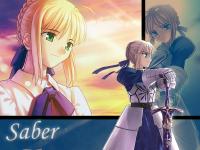 Free Hentai Image Set Gallery: Sylvia van Hossen and Saber (Princess Lover and Fate/Stay Night)