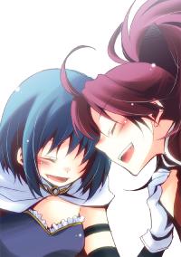 Free Hentai Non-H Gallery: Sayaka and Kyouko (rinko) (Puella Magi Madoka Magica) (Spanish)