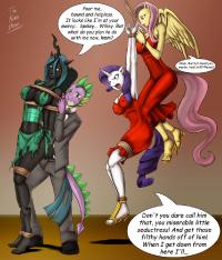 Free Hentai Western Gallery: (kuroihoshi)  "Greedy Dragon" comic + collored antro pics