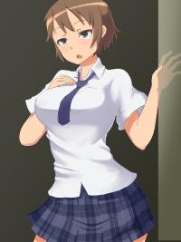 Free Hentai Artist CG Set Gallery: [Nimensai] Kyonyuu JK Shishoku chuu