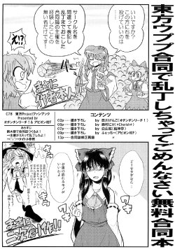 (C78) [Ochinchin Riichi!, Avion Village F (Various)] Touhou Upupu Goudou de Ranchou shichatte Gomennasai Muryou Goudoubon (Touhou Project)