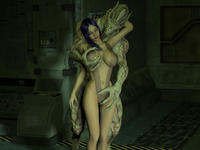 Free Hentai Misc Gallery: Breast Groping Monsters 3D style