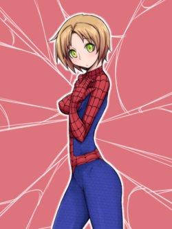 Free Hentai Image Set Gallery: [Decoychan] Spider-Girl vs Venom (Spider-Man) [Ongoing]