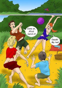 (magicincest) (mother - son)(father - daughter) Family holiday outdoors