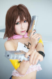 Free Hentai Cosplay Gallery: Yuna (FFX-2) Cosplay by Nakoto