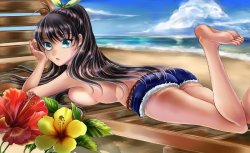 Free Hentai Image Set Gallery: lying breasts press