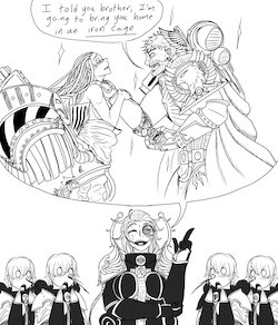 Kiahl's Sororitas Stories and 40k art