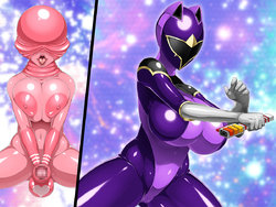 Free Hentai Artist CG Set Gallery: [GFF (Kuribayashi Chris)] Shinka Sentai Evoluger - Joou Kaijin Maraqueen Tanjou