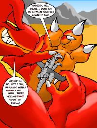 Free Hentai Misc Gallery: Rexar, Exveemon & One Reluctant Raptor