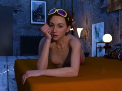 [DICK] Brunette Teen Girl Bedroom (92453181)