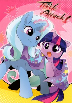 Free Hentai Non-H Gallery: (Kansai! Kemoket 2) [Tobiiro Cat (Bano Akira)] Trick Attack! (My Little Pony: Friendship is Magic) [Chinese][个人汉化]