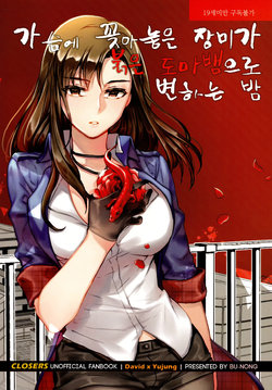 Free Hentai Doujinshi Gallery: [Bu-nong] 가슴에 꽂아놓은 장미가 붉은 도마뱀으로 변하는 밤