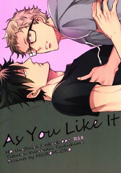 Free Hentai Doujinshi Gallery: (RTS!!5) [MICROMACRO (Yamada Sakurako)] As You Like It (Haikyuu!!)