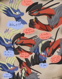 Free Hentai Misc Gallery: [Vavacung] Goddess of Light X God of Death (Pokemon) [WIP]