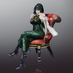 Free Hentai Misc Gallery: [LESLyzerosix] [3D] One Punch Man - Fubuki