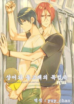 (SUPER23) [KANGAROO KICK (Takagi Takumi)] Same to Iruka no Dokusenyoku (Free!) [Korean] [yuy_chan]