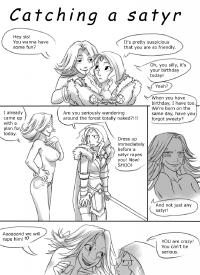 Free Hentai Western Gallery: [Viktria] Catching a satyr (DOTA 2)