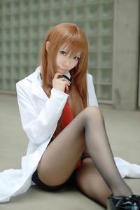 Free Hentai Cosplay Gallery: Sexy legs Steins Gate  Cosplay (Hayase Ami)