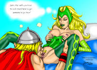 Free Hentai Western Gallery: The Enchantress (Marvel)