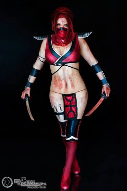 Free Hentai Cosplay Gallery: Skarlet (Mortal Kombat) **Umi Kani**
