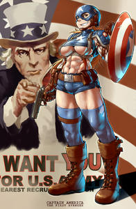 Free Hentai Image Set Gallery: [Mikoyan] The First Avenger