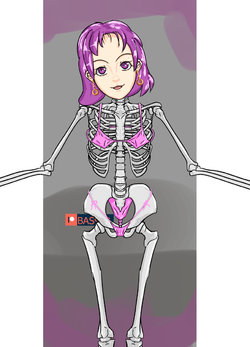Skeleton Girl Image set 12p no text