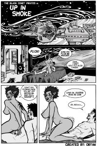 Free Hentai Western Gallery: [Obyan] Black Comet Pirates: Up in Smoke [Ongoing]