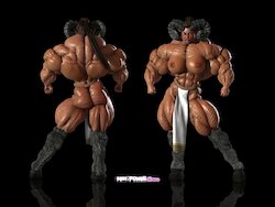 Mythological creatures and animals with muscular hypertrophy By Tigersan