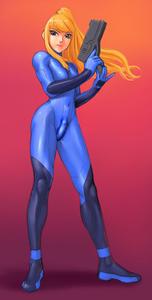 Free Hentai Image Set Gallery: Samus Aran Futanari