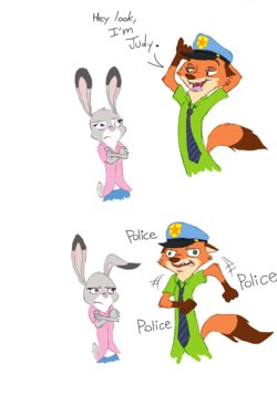 Free Hentai Misc Gallery: [Quirky Middle Child] Friendly teasing (Zootopia)