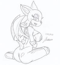 Free Hentai Western Gallery: My miny Rouge the Bat_ (sonic) Sketches work_2