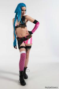 Free Hentai Cosplay Gallery: Jinx Cosplay
