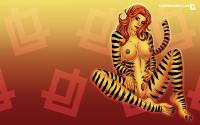 Free Hentai Western Gallery: [Leandro Comics] Tigra makes your meat sword purr! (Avengers)
