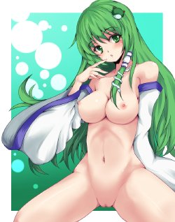 Touhou pics collection from pixiv vol3 (Sanae Kochiya) part2