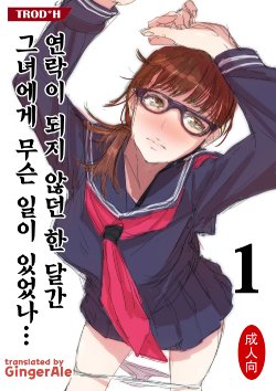 Free Hentai Doujinshi Gallery: [TROD*H] Renraku Torenakatta Ikkagetsukan Kanojo ni Nani ga Atta no ka...1 [Korean] [GingerAle]