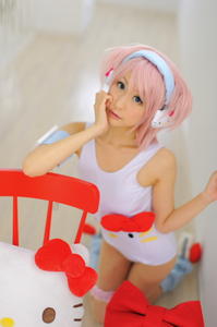 Free Hentai Cosplay Gallery: Hello Kitty to Issho! Cosplay by Chii