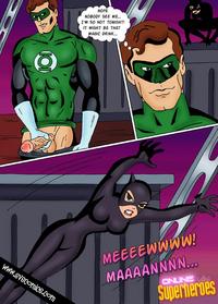 Free Hentai Western Gallery: Catwoman fucks the Green Lantern