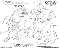 Spyro the dragon   Ember + Cynder español (by Razzek)